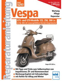 Motorbuch Vol. 5293 Repair Instructions Vespa Gts 250/300, 06-