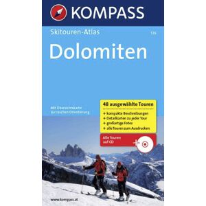 Kompass Skitouren-atlas Dolomiten