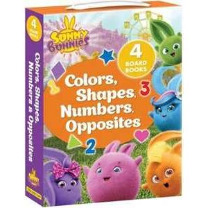 Digital Light Studio Sunny Bunnies: Colors, Shapes, Numbers & Opposites: 4 Board Books