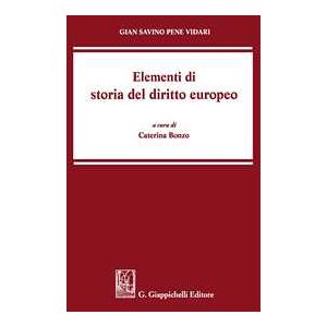 Gian Savino Pene Vidari Elementi Di Storia Del Diritto Europeo