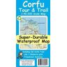 David Brawn Corfu Tour & Trail Super-Durable Map