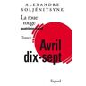 La Roue Rouge - Avril 17 tome 1