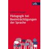 Pädagogik bei Beeinträchtigungen der Sprache