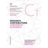 Contributi di Ricerca 1 - Research Contributions 1