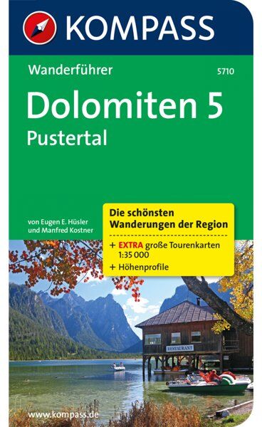 Kompass Carta N.5710: Dolomiten 5: Pustertal 1:35.000