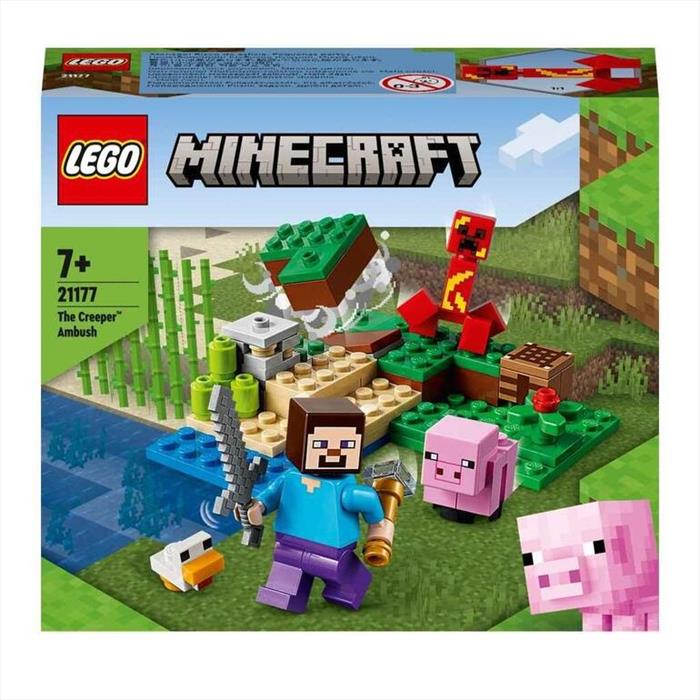 Lego Minecraft L'agguato Del Creeper 21177