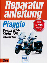 motorbuch Vol. 5209 Istruzioni di riparazione Piaggio Scooter Sfera 125/Vespa ET 4, 96 -