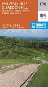 Ordnance Survey Malvern Hills and Bredon Hill