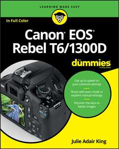 Canon EOS Rebel T6/1300D For Dummies