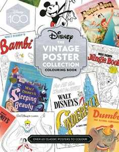 Walt Disney Disney The Vintage Poster Collection Colouring Book