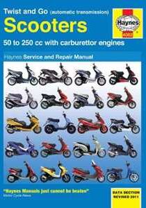 Phil Mather Twist And Go (Automatic Transmission) Scooters Service And Repair Manual: 50 to 250 cc with carburettor engines