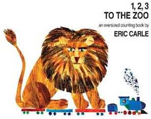 Eric Carle 1, 2, 3 to the Zoo: An Oversized Counting Book