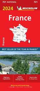 Michelin France 2024 - National Map 721: Map