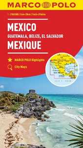 Marco Polo Mexico Map: Includes Guatemala, Belize and El Salvador