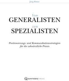 Vom Generalisten zum Spezialisten