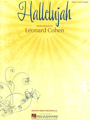 Hal Leonard Hallelujah Leonard Cohen Piano