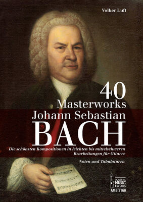 Acoustic Music Books 40 Masterworks J.S.Bach