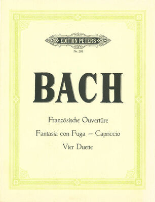 Edition Peters C.F. Peters J.S.Bach Französische Suiten