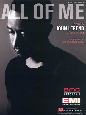 Hal Leonard John Legend All Of Me PVG