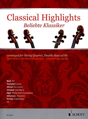 Schott Classical Highlights Quartet