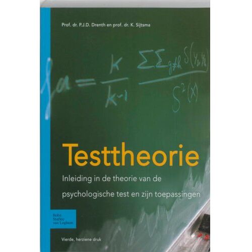 Springer Media B.V. Testtheorie - P.J.D. Drenth