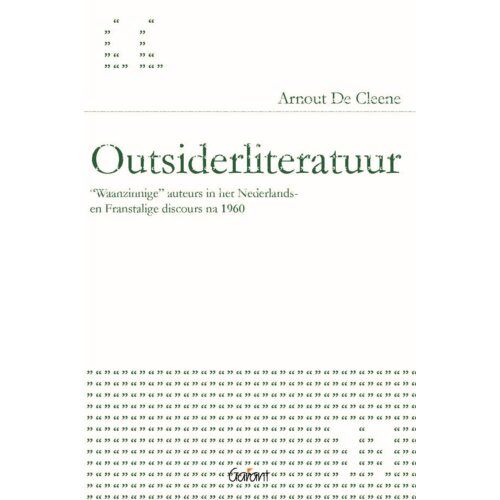 Maklu, Uitgever Outsiderliteratuur - Academisch Literair - Arnout de Cleene
