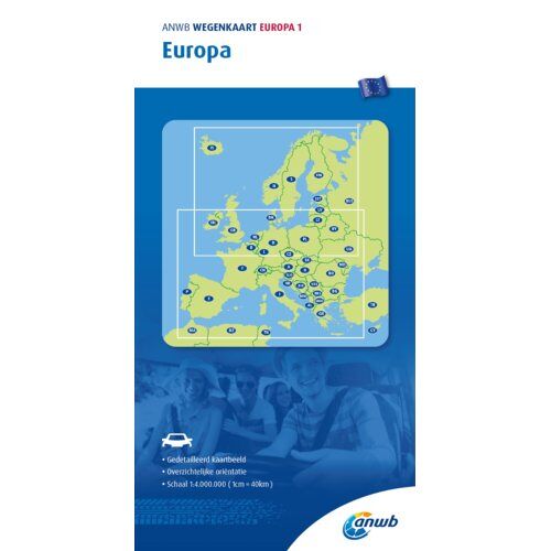 Anwb Retail Anwb*wegenkaart Europa 1. Europa - Anwb Wegenkaart