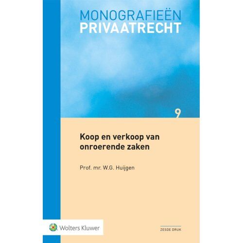 Wolters Kluwer Nederland B.V. Koop En Verkoop Van Onroerende Zaken