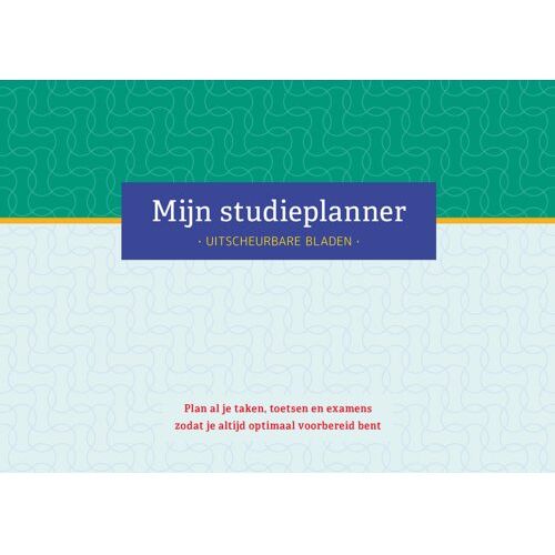 Centrale Uitgeverij Deltas Mijn Studieplanner - Groen