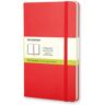 Moleskine notitieboek, ft 9 x 14 cm, effen, harde cover, 192 blad, rood