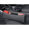 ForGue Autostoel Gap Filler Organizer voor Toyota Aygo X AB70 / Aygo 5-door/Aygo 3-door Slit Pocket Mobiele telefoon Standhouder Automotive Organizer Auto-accessoires,Black style