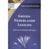 Importantia Publishing Grieks-Nederlands Lexicon Op Basis Van Strong-Coderingen