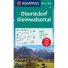 62damrak Kompass Wk03 Oberstdorf, Kleinwalsertal - Kompass Wanderkarten