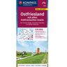 62damrak Kompass Fk3322 Fietskaart Ostfriesland Mit Inseln - Kompass Fietskaarten