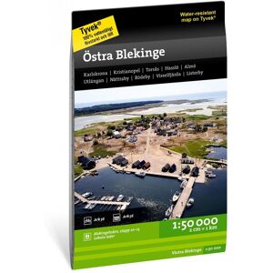 Calazo förlag Blekinge - Östra 1:50.000 NoColour OneSize, NoColour