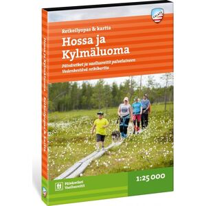 Calazo förlag Hossa ja Kylmäluoma - Retkeilyopas ja kartta 1:25 000 NoColour OneSize, NoColour