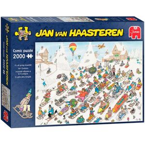 Jan van Haasteren Puslespill 2000 Jvh Going Downhill