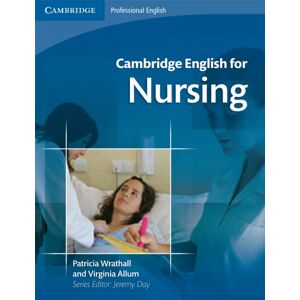 Cambridge English For Nursing Intermediate Plus Student'S Book With Audio Cds (2) Av Virginia Allum, Patricia Mcgarr