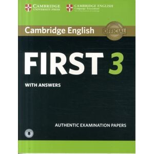 Cambridge English First 3 Student'S Book With Answers With Audio