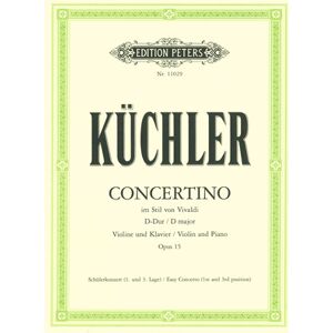 Edition Peters Küchler Concertino D-Dur op.15