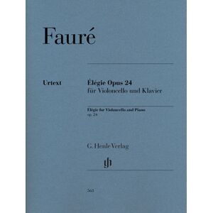 Henle Verlag Fauré Elégie op. 24 Cello