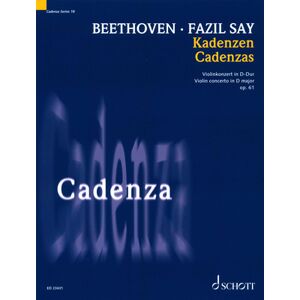 Schott Say Kadenzen Beethoven