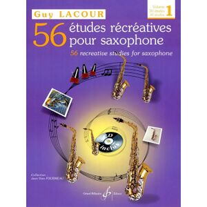 Editions Billaudot 56 Etudes Recreatives Sax 1