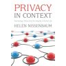 Privacy In Context Av Helen Nissenbaum
