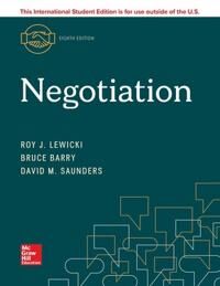 Lewicki, Roy ISE Negotiation (1260565599)