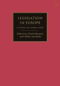 Karpen, Ulrich Legislation in Europe (150992471X)