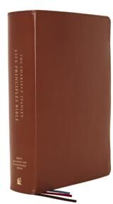 Stanley Charles F. NASB, Charles F. Stanley Life Principles Bible, 2nd Edition, Genuine Leather, Brown, Thumb Indexed, Comfort Print (0785226052)