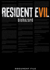 Capcom Resident Evil 7: Biohazard Document File (1506721664)