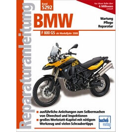 Motorbuch Vol. 5292 Instrukcja Naprawy Bmw F 800 Gs, 08-