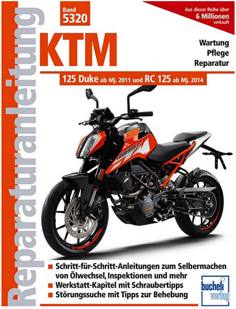 Motorbuch Vol. 5320 Instrukcja Naprawy Ktm 125 Duke / Rc 125